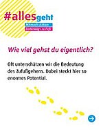 #allesgeht-Posting "Wie viel gehst du?" #allesgeht-Posting "Wie viel gehst du?"